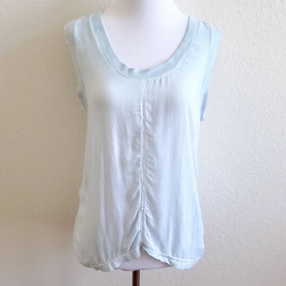 Anthropologie Tops - Cloth & Stone Light Blue Thin Sleeveless Top Small